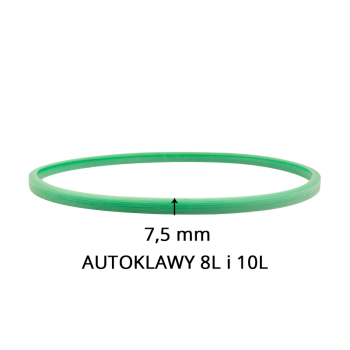 Woson uszczelka silikonowa do autoklawów 10 L i 12 L zielona 7,5 mm