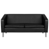Gabbiano sofa do poczekalni BM18003 czarna