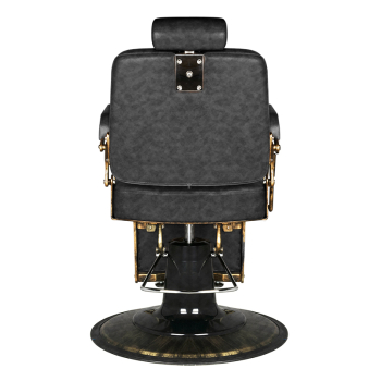 Gabbiano fotel barberski Boss HD Old Leather czarny