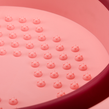 Miska do pedicure różowa składana